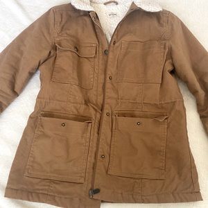 Shyenne fleece wool canvas warm winter jacket women’s xs